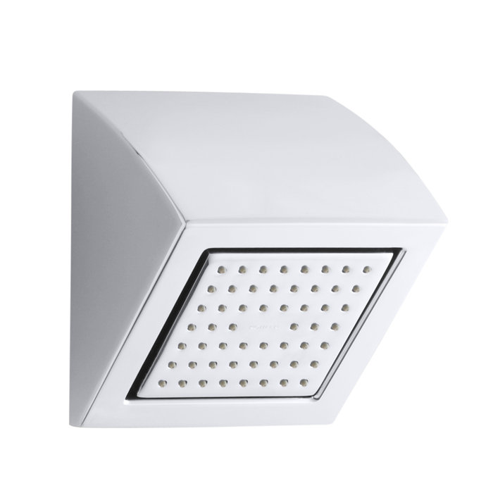 Kohler WaterTile WallMounted Square 54Nozzle Shower Head with